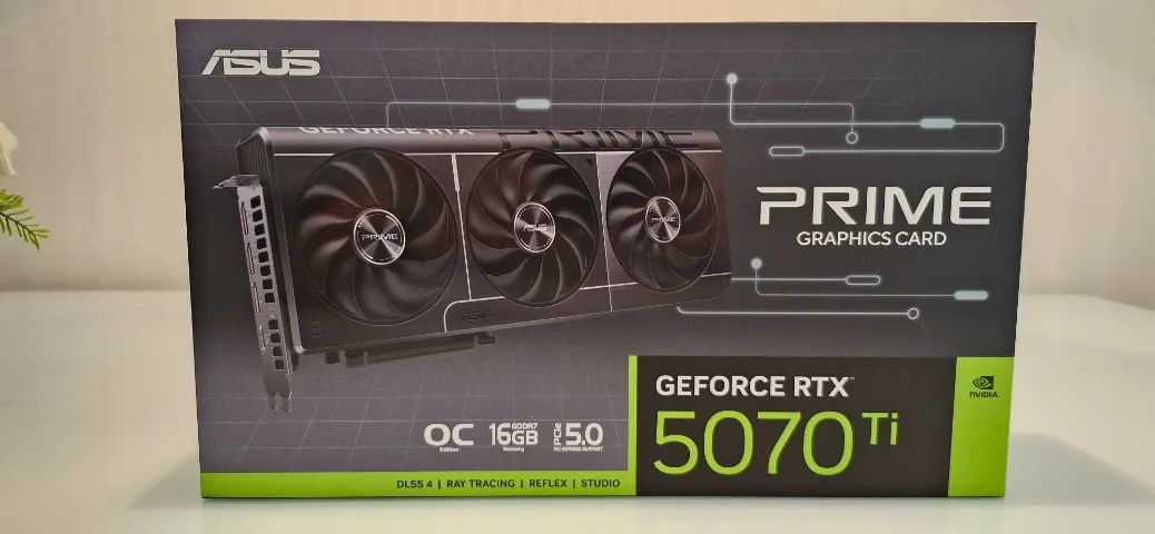 Placa de Vídeo RTX 5070 TI 16gb Asus Prime OC