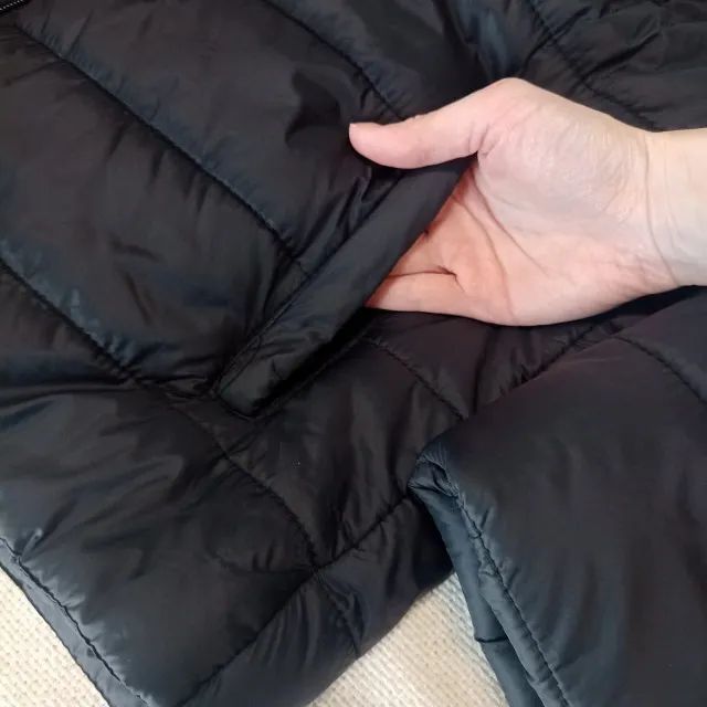 Jaqueta puffer Ogochi original preta - Foto 4
