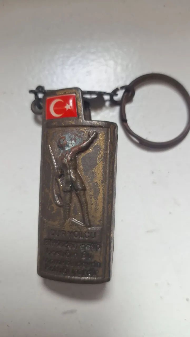 Suporte de isqueiro feito metal Turco original para modelos tipo BIC 