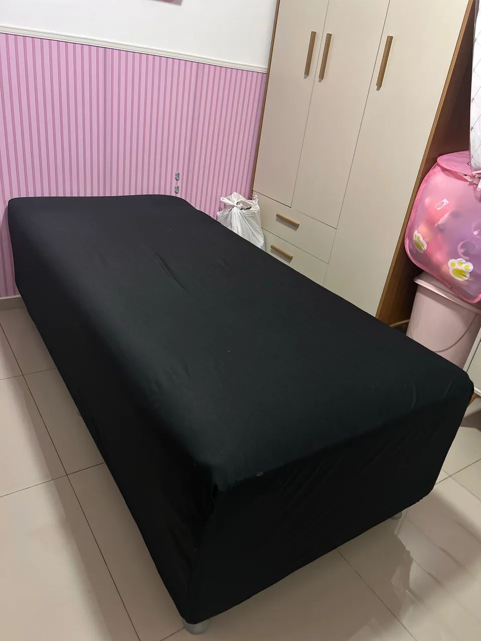Cama Box solteiro 