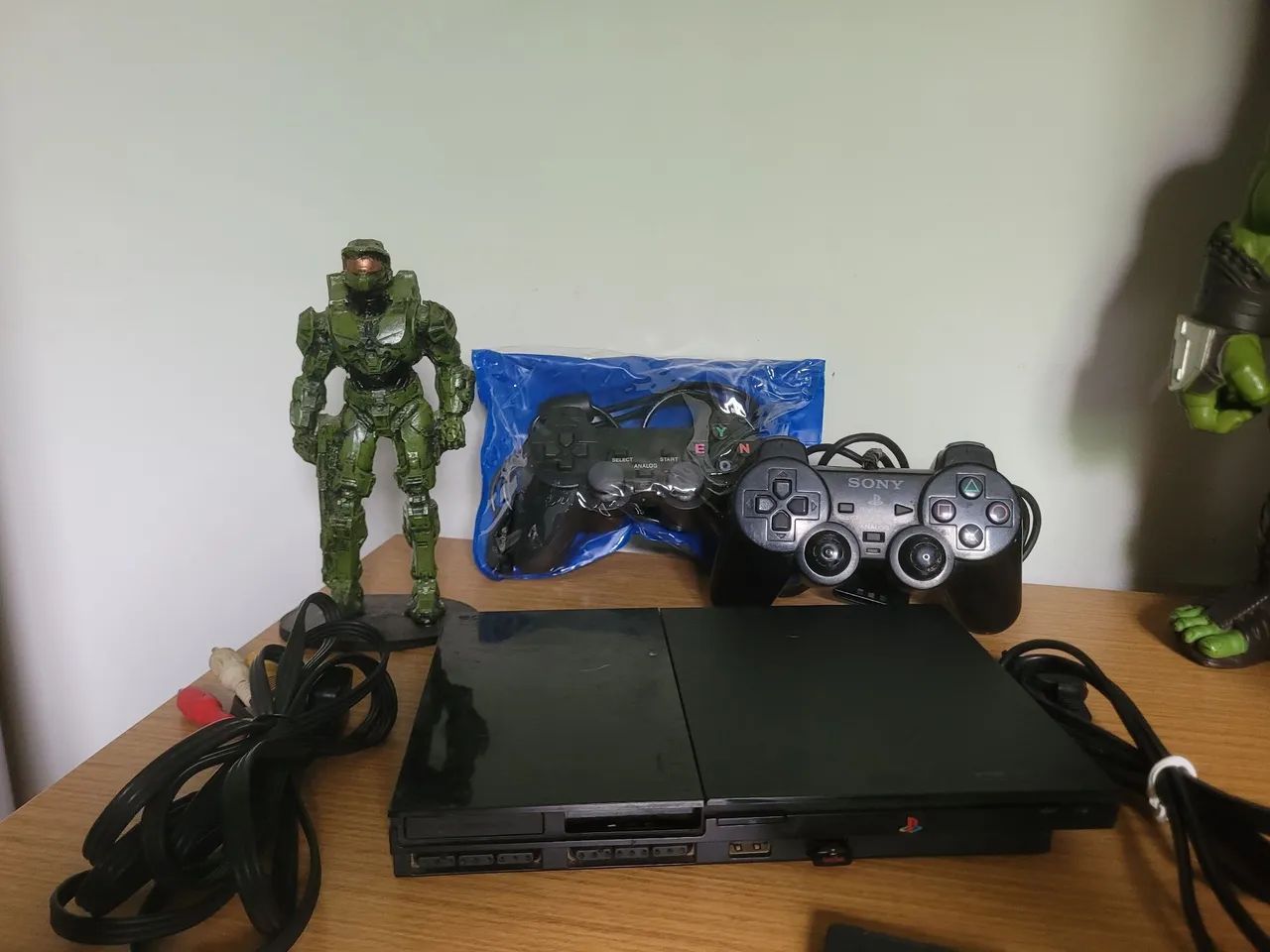 PS2 slim completo 2 controles - Foto 2