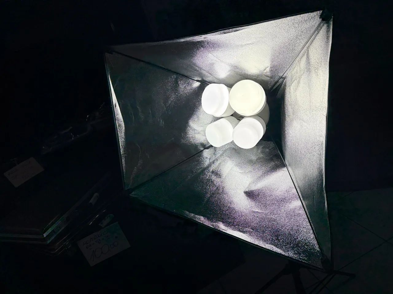 Softbox de luz com tripé luminaria para gravacao - Foto 5