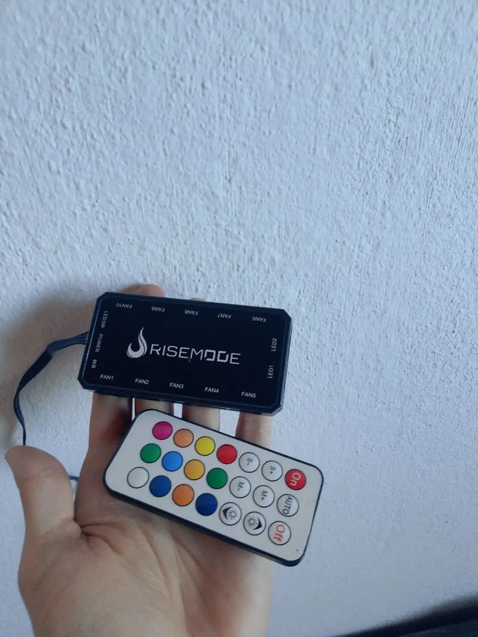 Kit 6 Fans ARGB Rise Mode com controladora  - Foto 2
