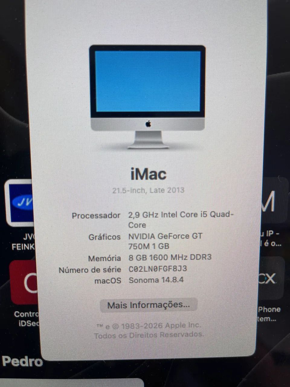 iMac 21,5 - 2013 - 8GB - SSD 512GB - Foto 3