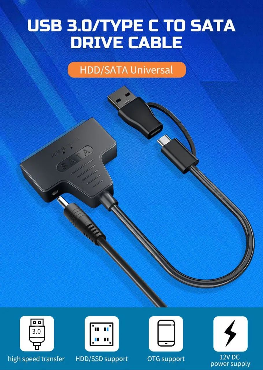 Cabo Sata para disco rígido 3,5 pegadas