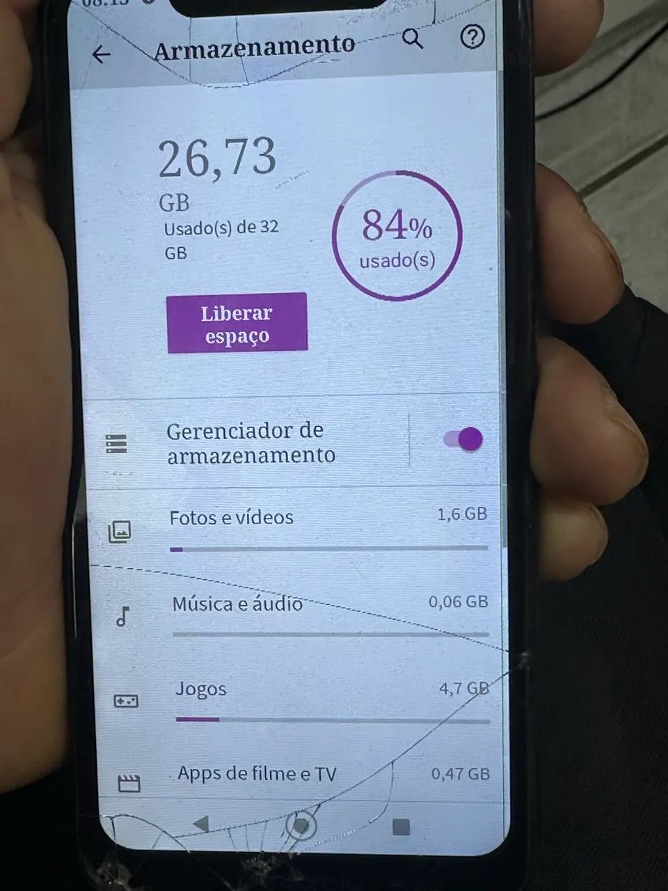 Moto g7 play tela trincada  - Foto 4