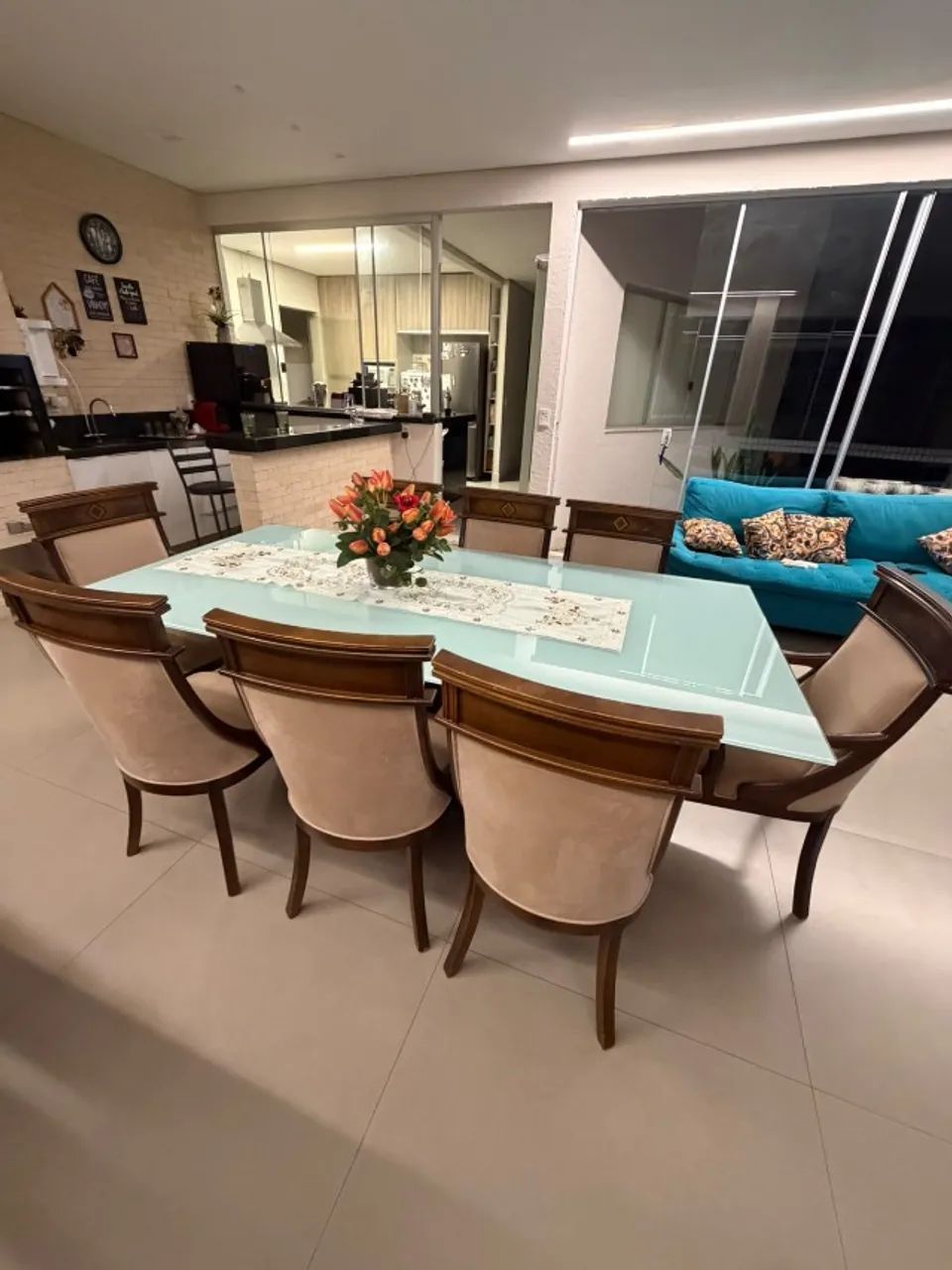 MESA DE JANTAR 8 LUHARES - Foto 3