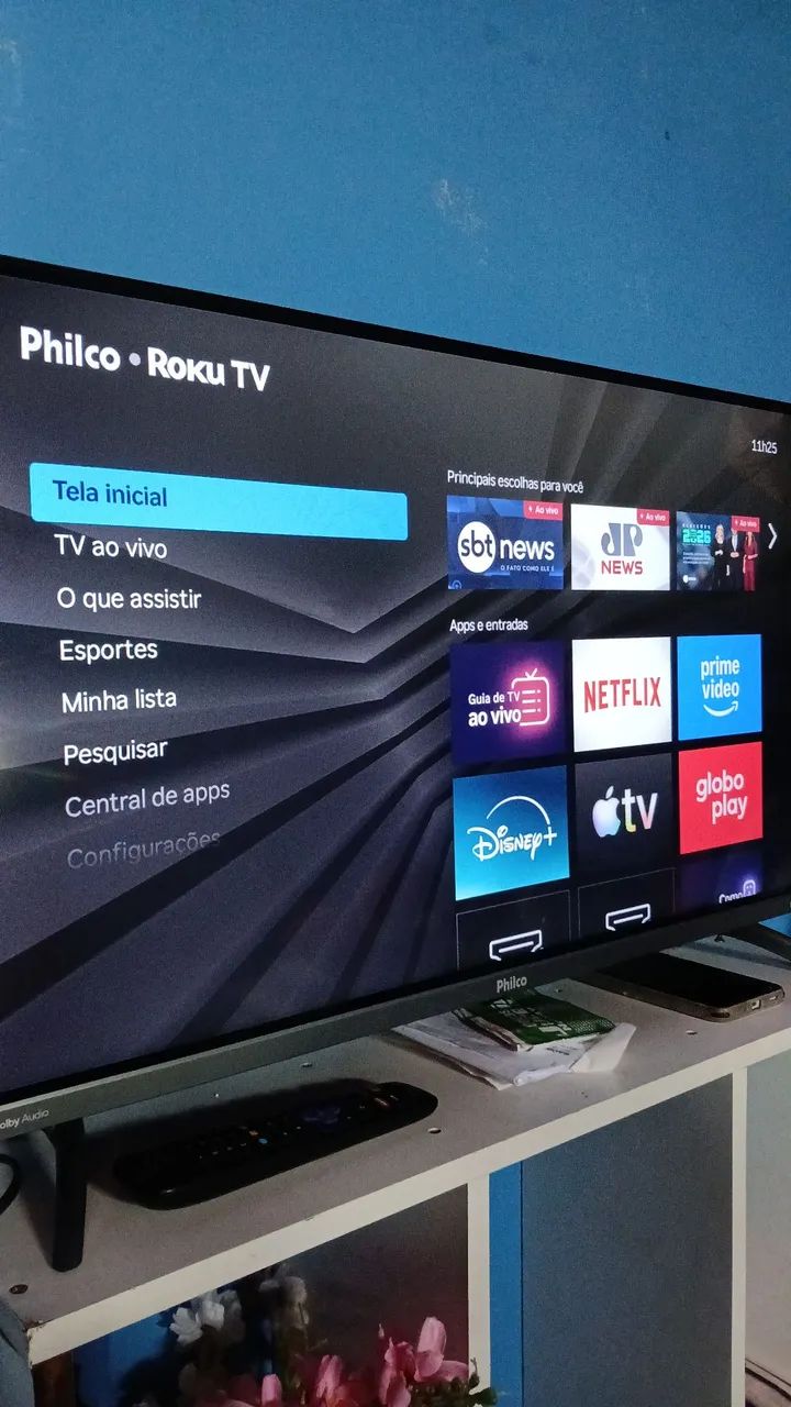 vendo tv philco Roku de 32 polegadas em boas condições.