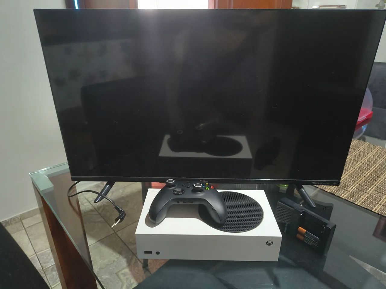 XBOX SERIES S+ Carregador Duracell+ Televisão 32 polegadas 