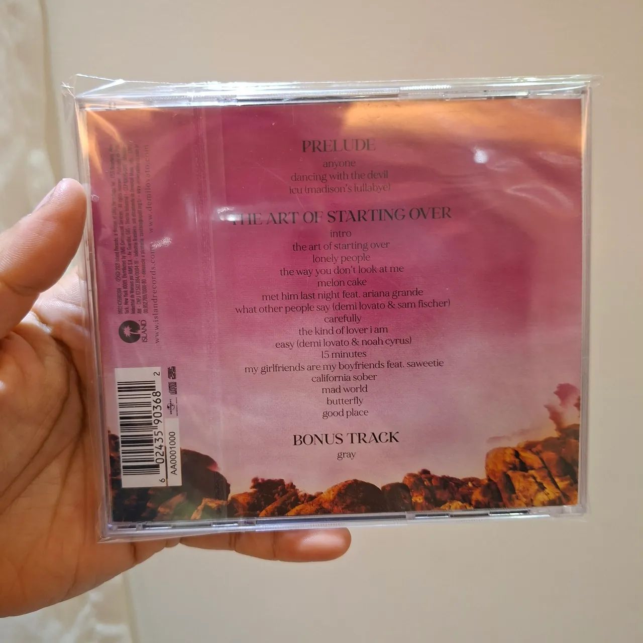 CD Demi Lovato - Dancing With The Devil - Capa ROSA - CDs, DVDs