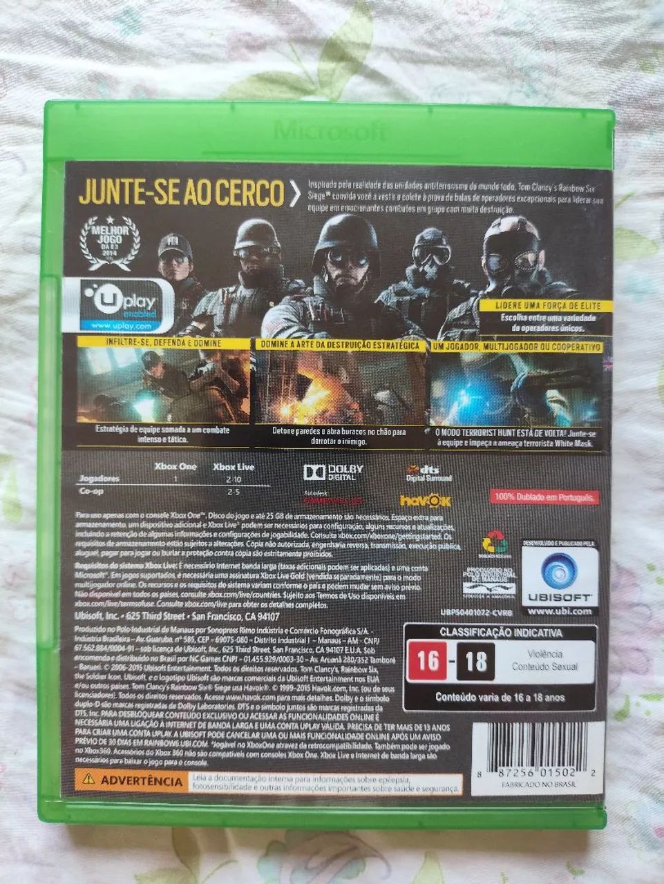 Jogo RainbowSix Siege - XBOX One - Foto 2