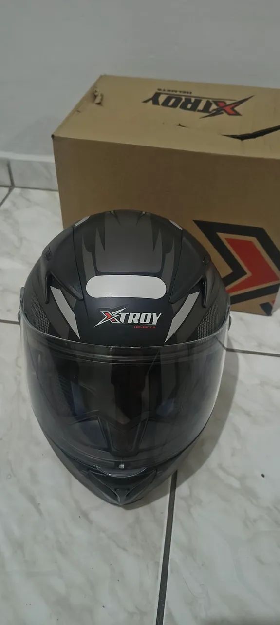 Capacete Ebf Xtroy Drone PRETO E PRATA