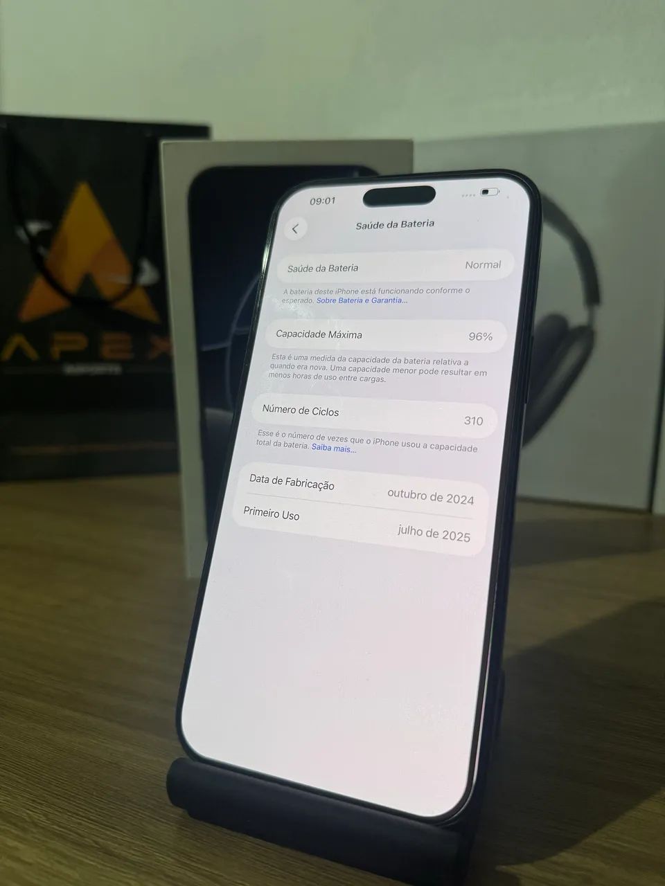 iPhone 16 Pro Max 256GB - Black Titanium - Foto 2