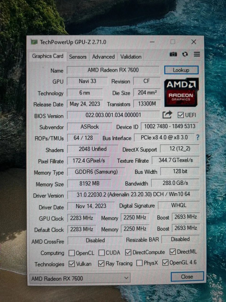 Rx 7600 8gb - Foto 2