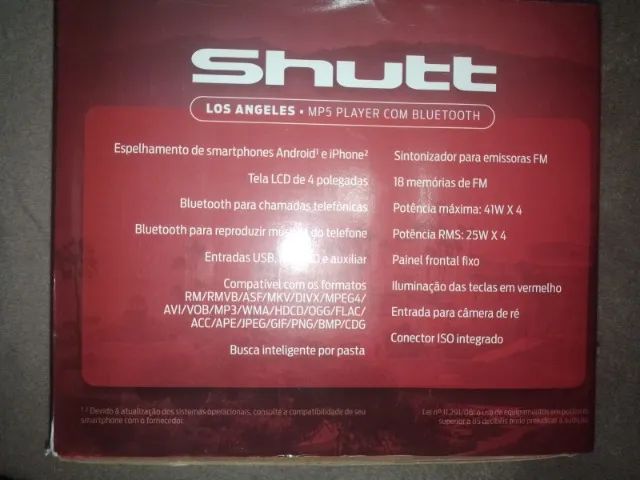 som shutt mp4 4" sensor - Foto 5