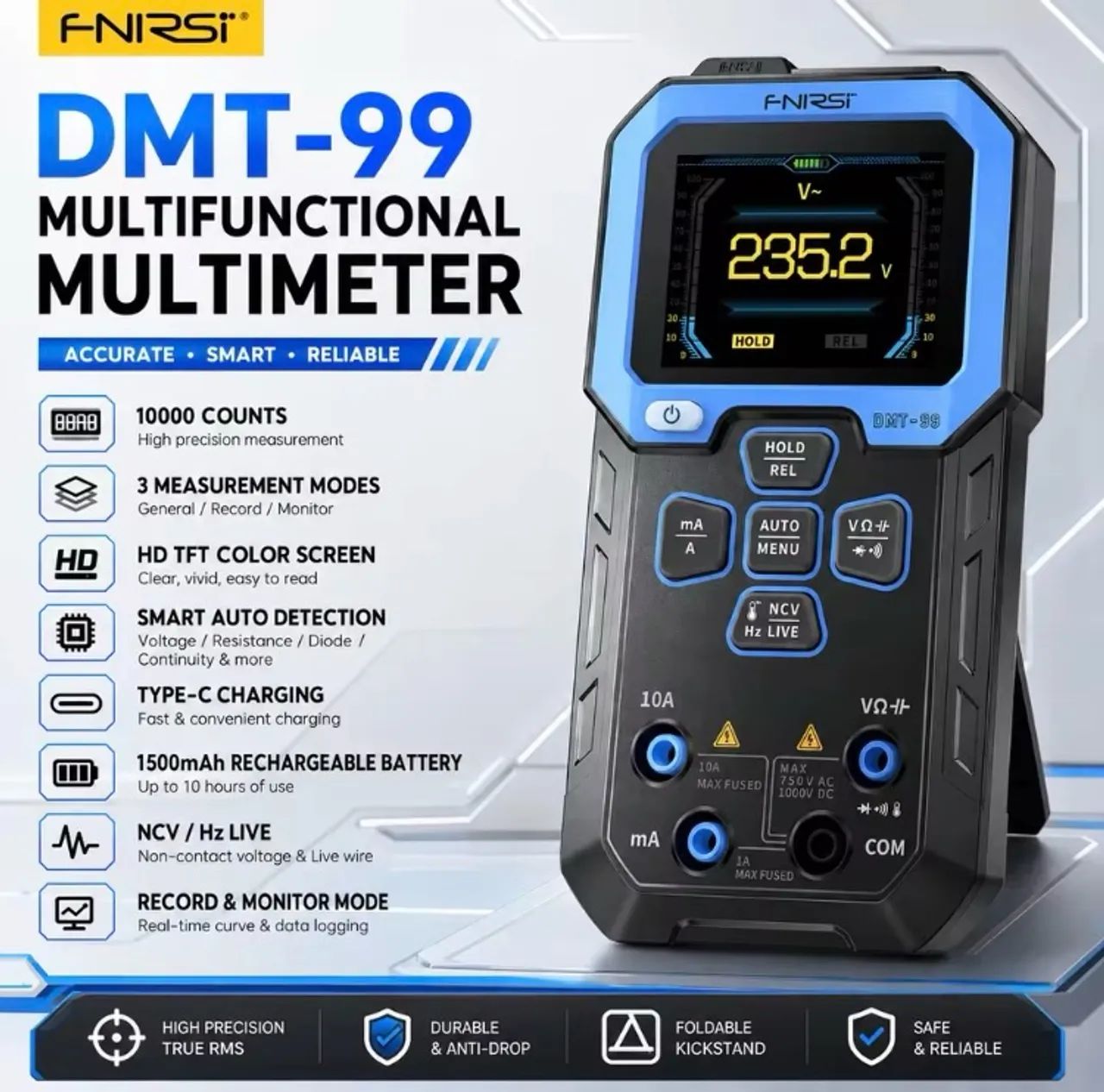 Multímetro fnirsi dmt99