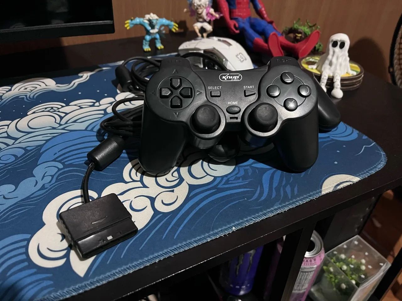 Dois Controles de ps2 com fio  - Foto 2