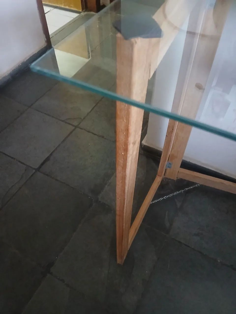 Bancada vidro temperado + cavalete - Foto 3