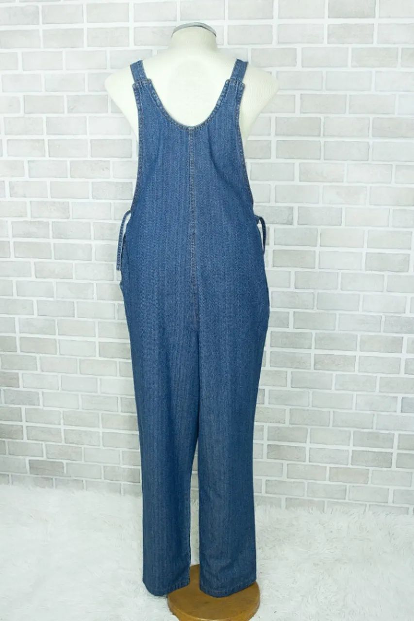Macacão jeans gestante pandinha m - Foto 2