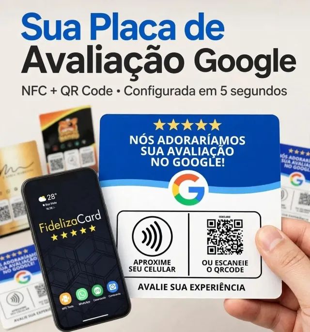 PLACA DE AVALIAÇÕES DO GOOGLE - Foto 3