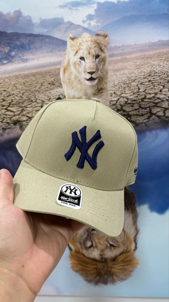 Bonés aba curva NY bordado - Foto 3