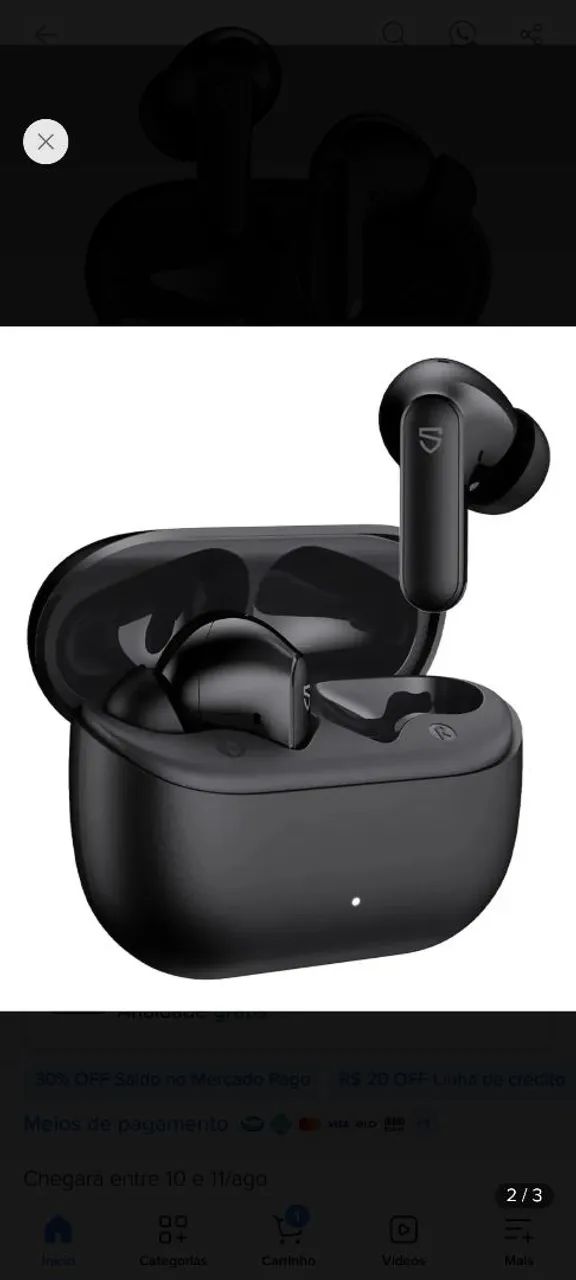 Sensacional!!! Fone bluetooth com ANC MULTIPONTO E TRANSPARÊNCIA.  - Foto 2