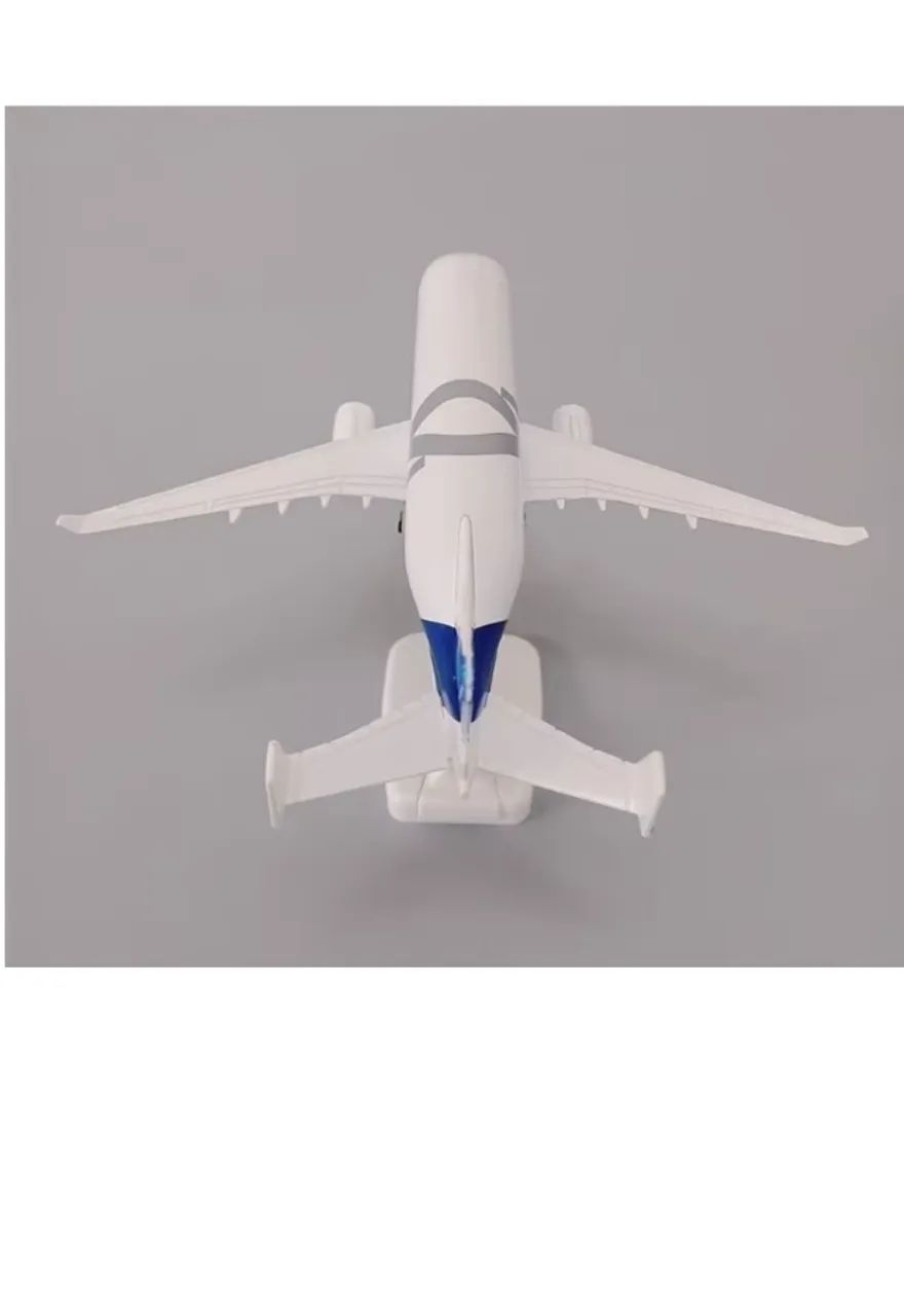 Avião Airbus Beluga A300-600ST aeronave modelo em miniatura 20cm - Foto 6