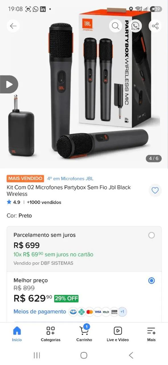 Microfones JBL  - Foto 3