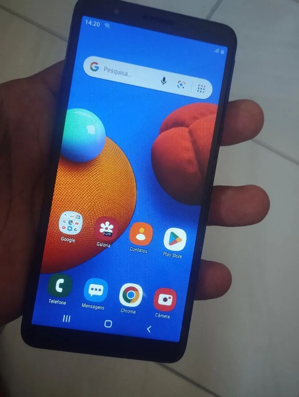 Celular Samsung A01 Core pra vender Hj 