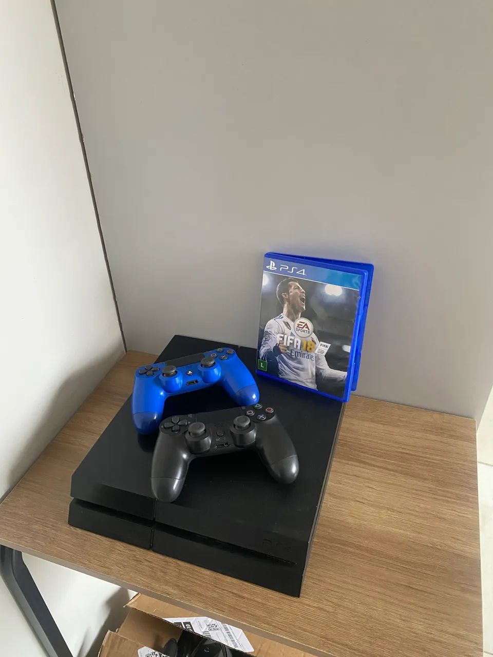 PS4+CONTROLES + JOGO  - Foto 2
