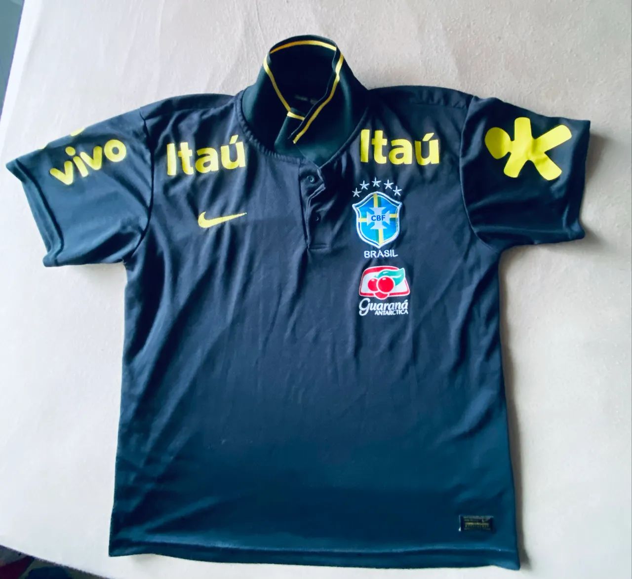 camisa selçao brasileira polo