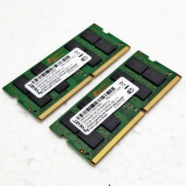 Memória RAM Notebook 32GB (2x16) DDR4 3200 SODimm SMART - Memória