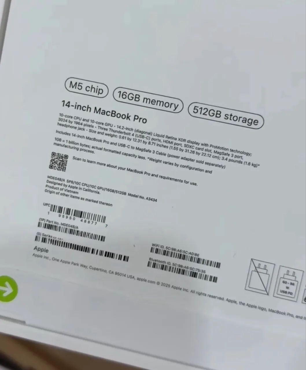 MacBook Pro M5 2025 1TB - Foto 2