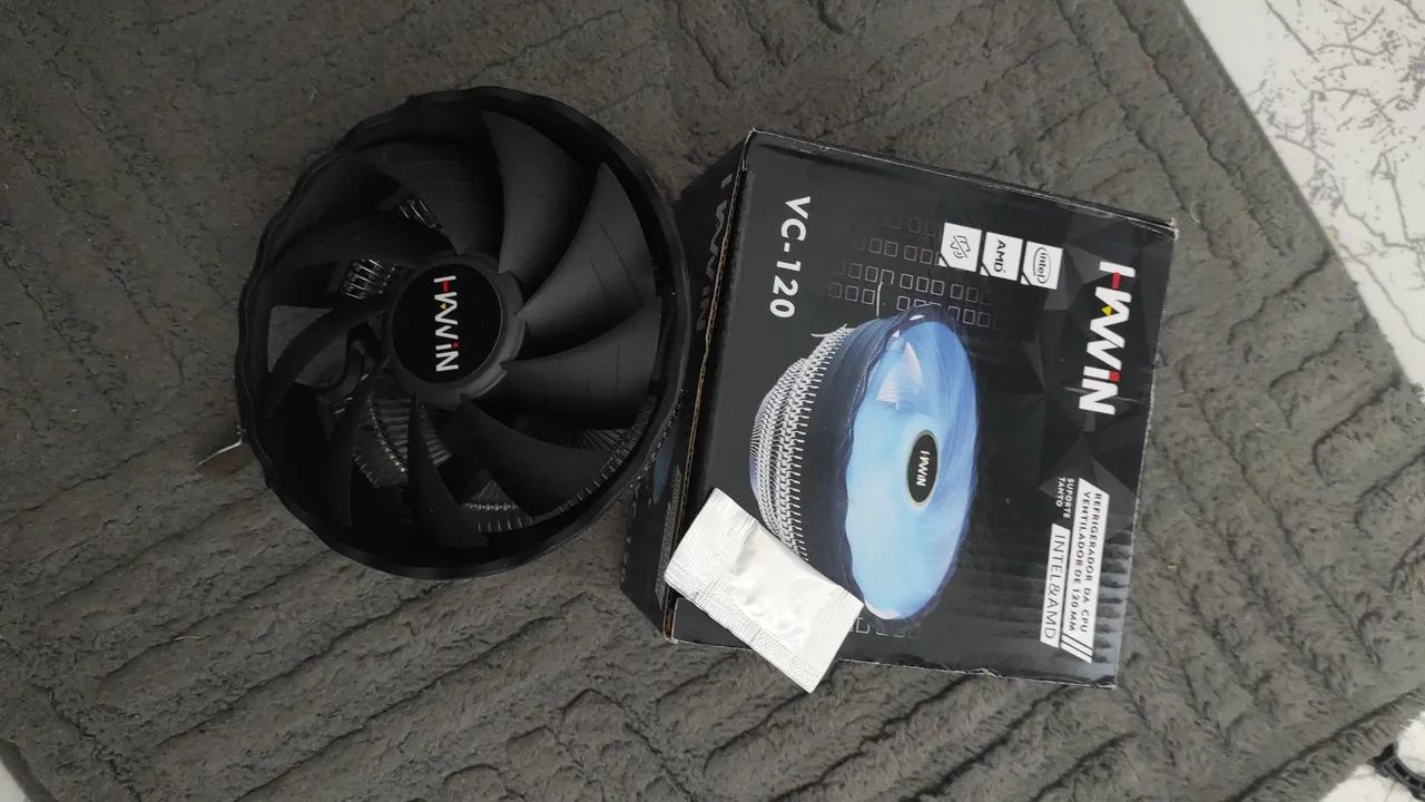 Cooler VC-120 de CPU (Intel & AMD) + COM PASTA TERMICA