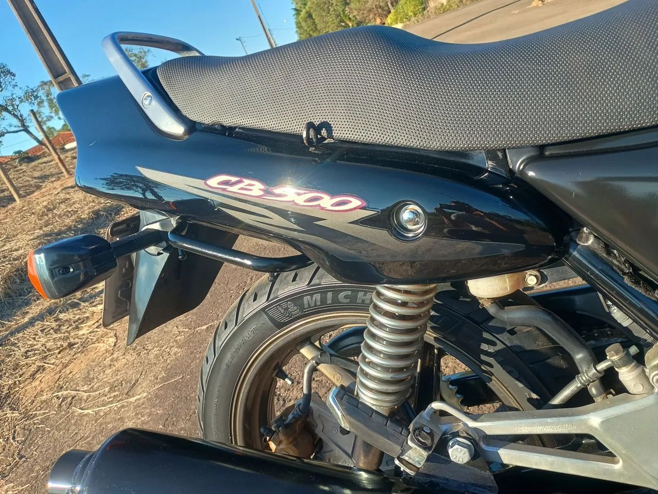 CB 500, clássica em excelente estado, bem original  - Foto 5