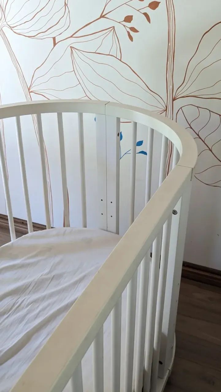 Berço Sleeper Crescer Evolution 4 Em 1 Branco Só Retirada!!!  - Foto 3