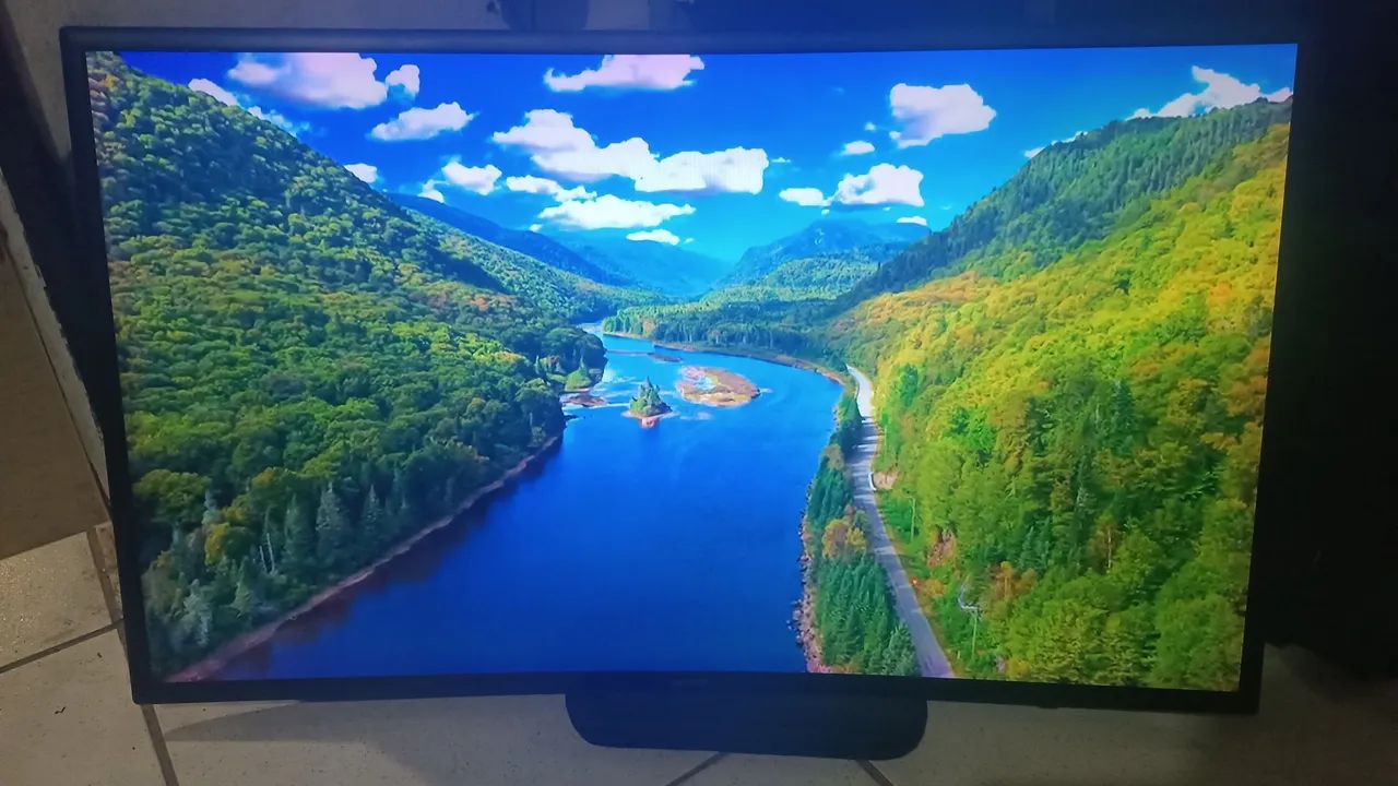 Tv Smart Curvada Samsung 40 Polegadas 4k Ultra HD Top de Verdade! - Foto 4