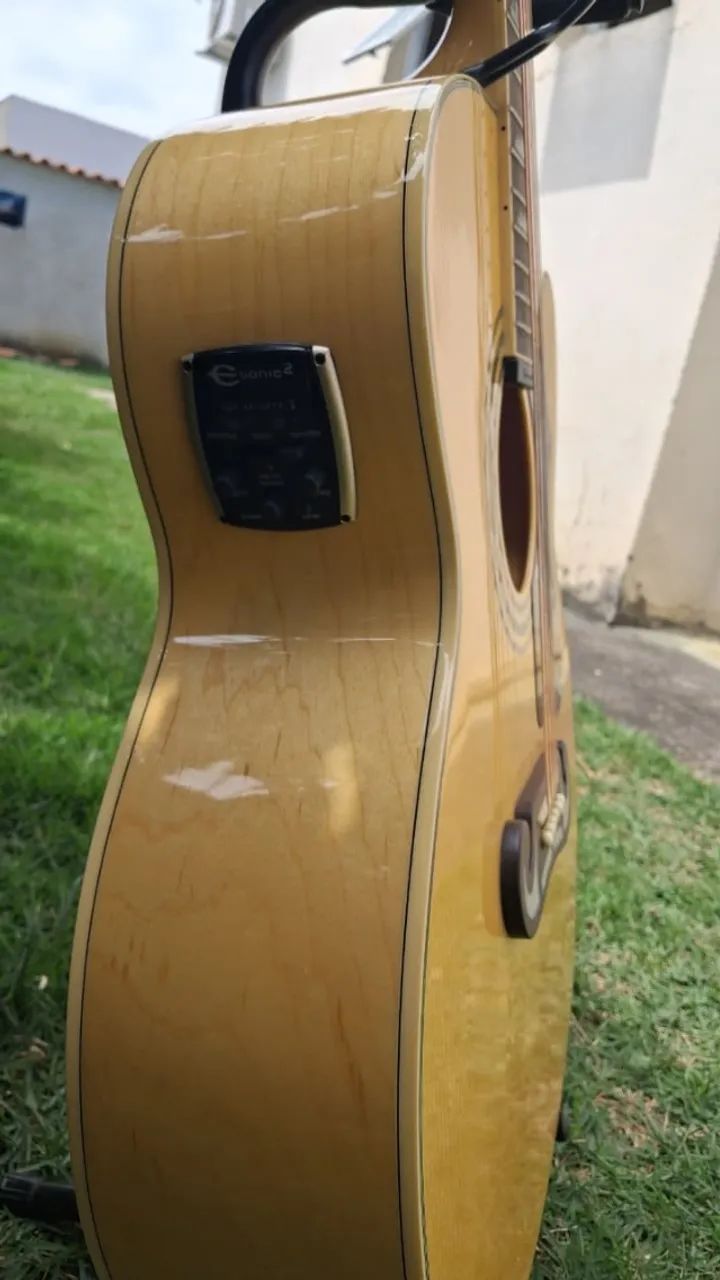 Violão Epiphone EJ200 jumbo - Foto 4