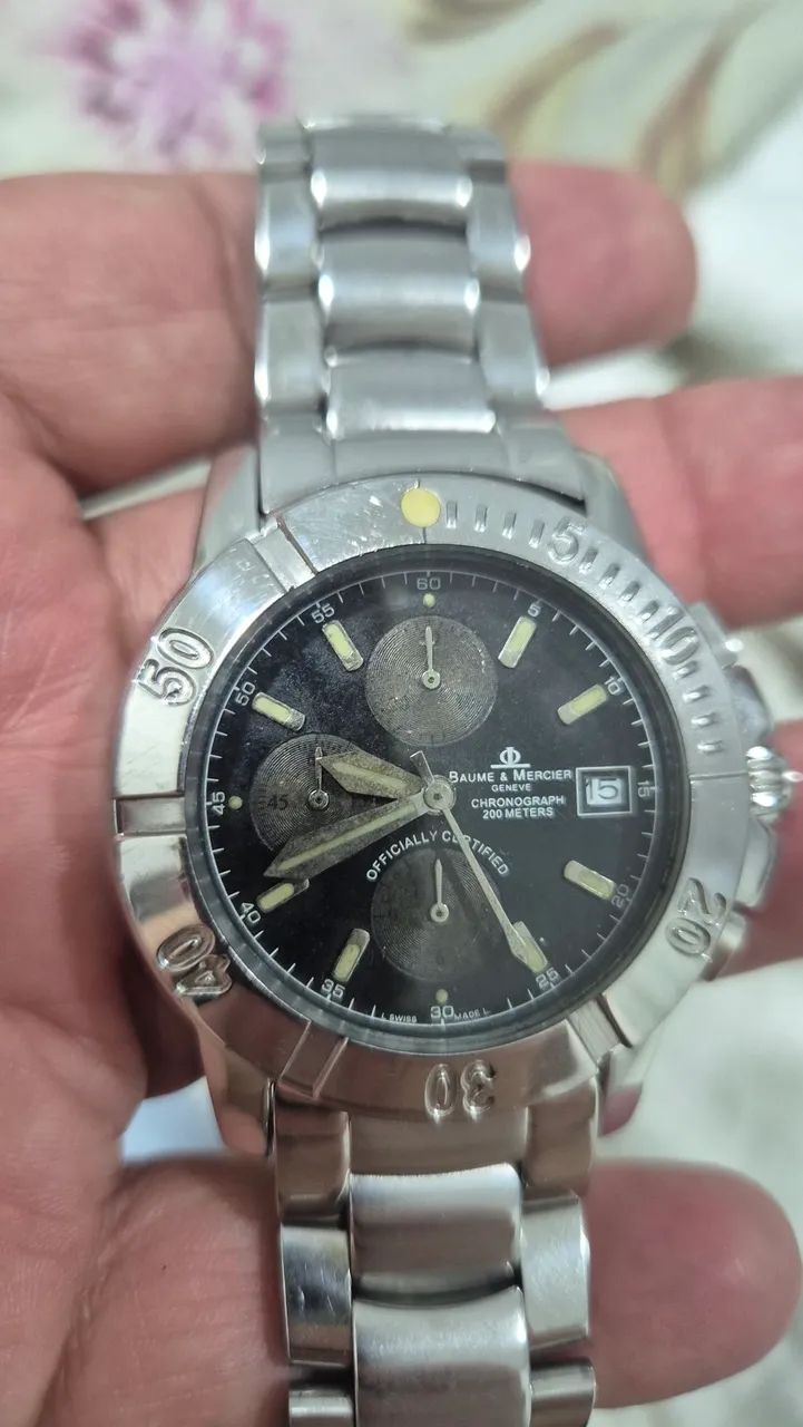 Relógio BAUME & MERCIER CRONÓGRAFO  -   TODO REVISADO