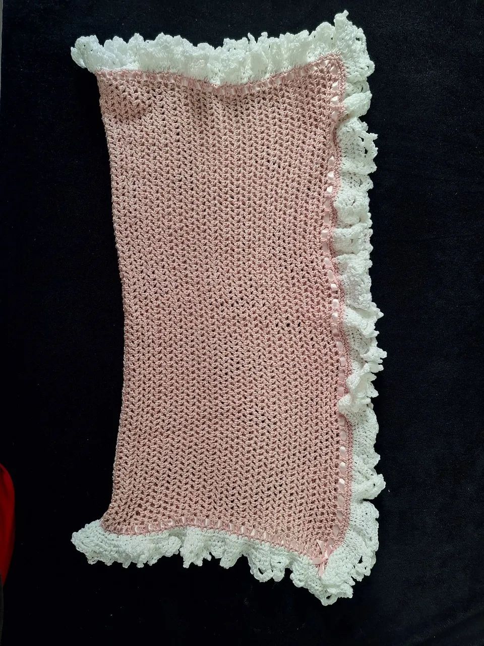 Manta bebê rosa 75 cm - Foto 3