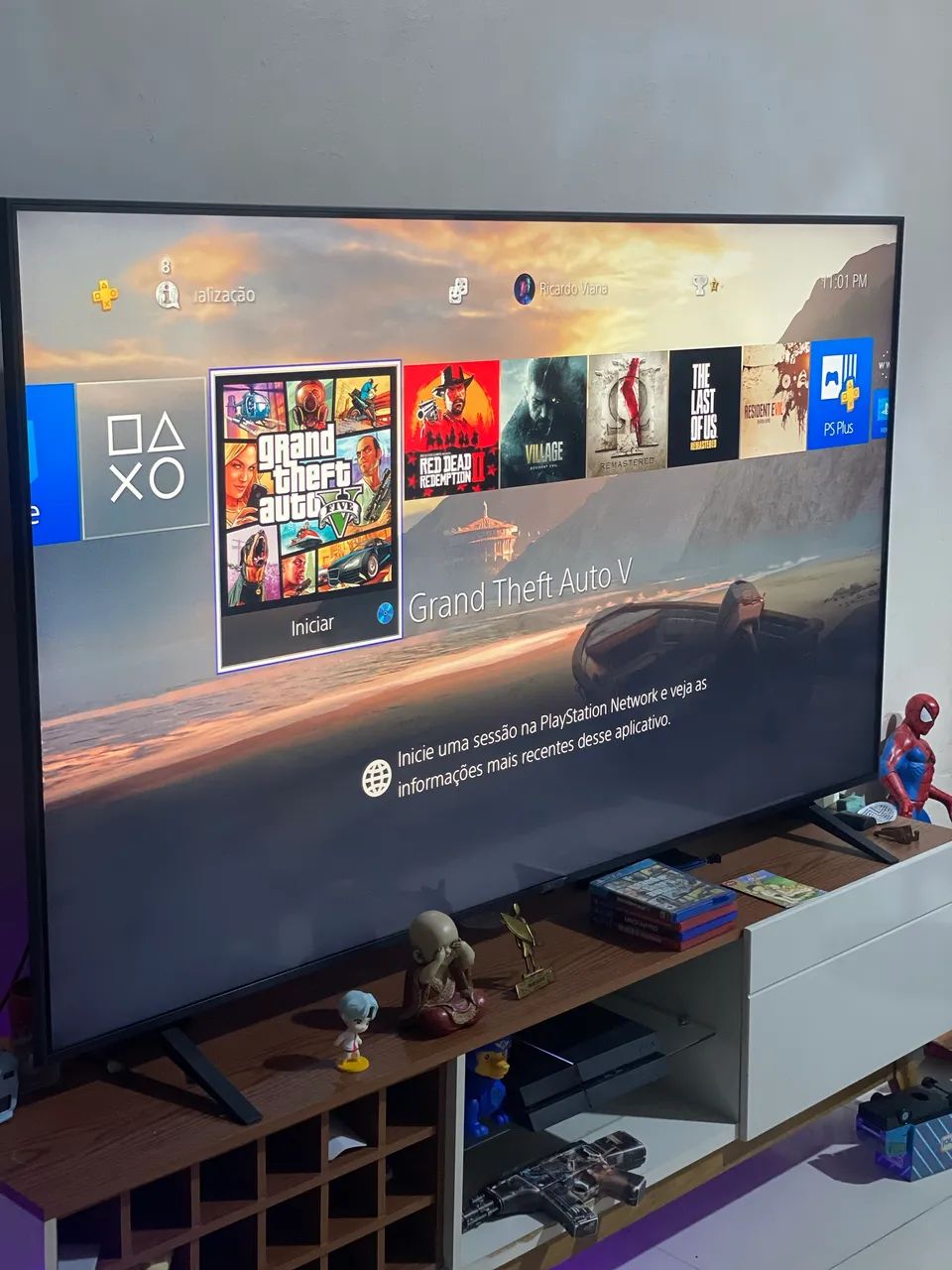PS4 + CONTROLE + GTA V - Foto 3