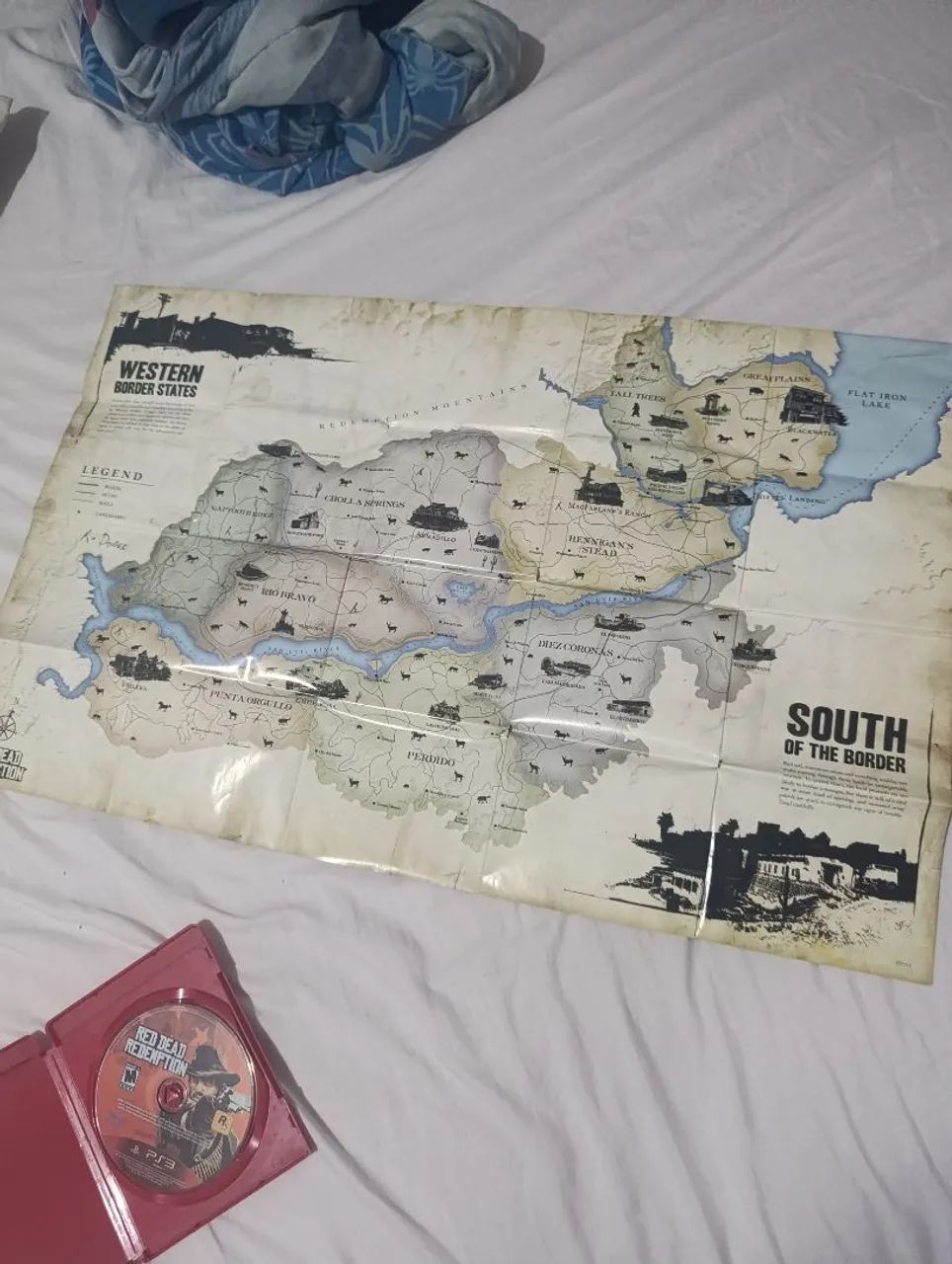 Red dead ps3 com mapa poster - Foto 2
