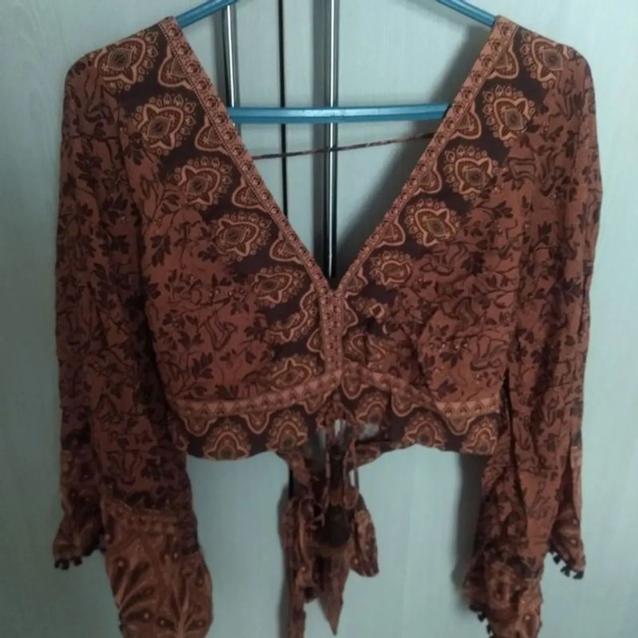 Blusa cropped Farm - Foto 2