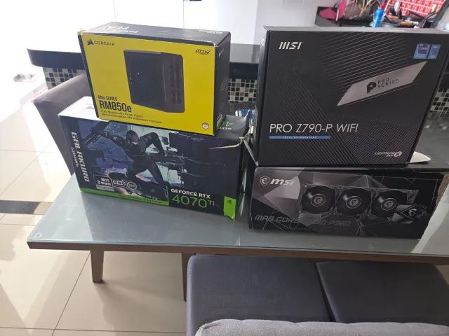 PC Gamer High End I9 13900KS RTX 4070TI SSD 1TB DDR5 32GB 6000MHZ MSI Z790P  - Foto 2