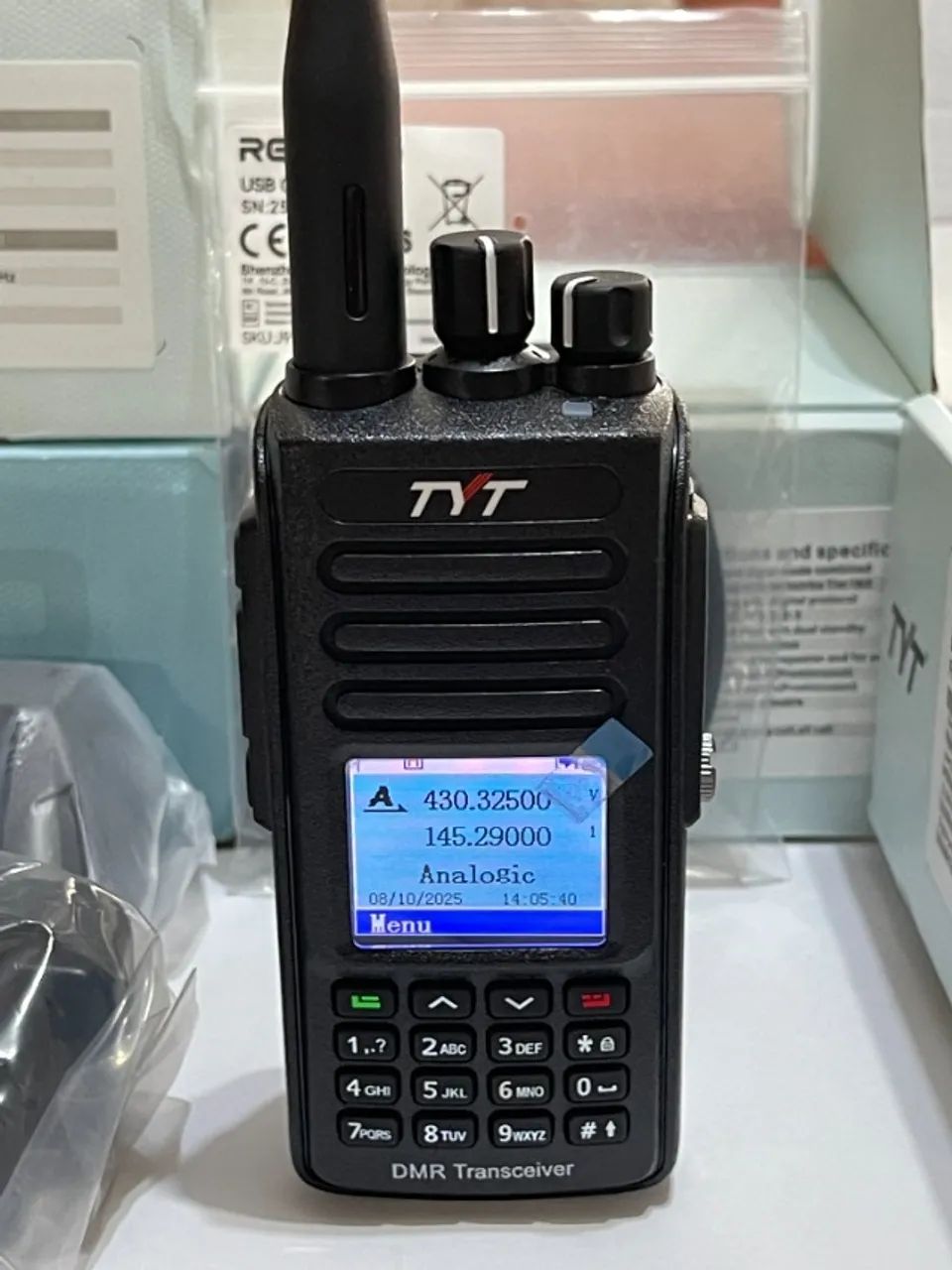 Radio DMR TYT MD-UV 390 10w Gps - Melhor Que Retevis RT3S !!  Vem Com Cabo De Programação