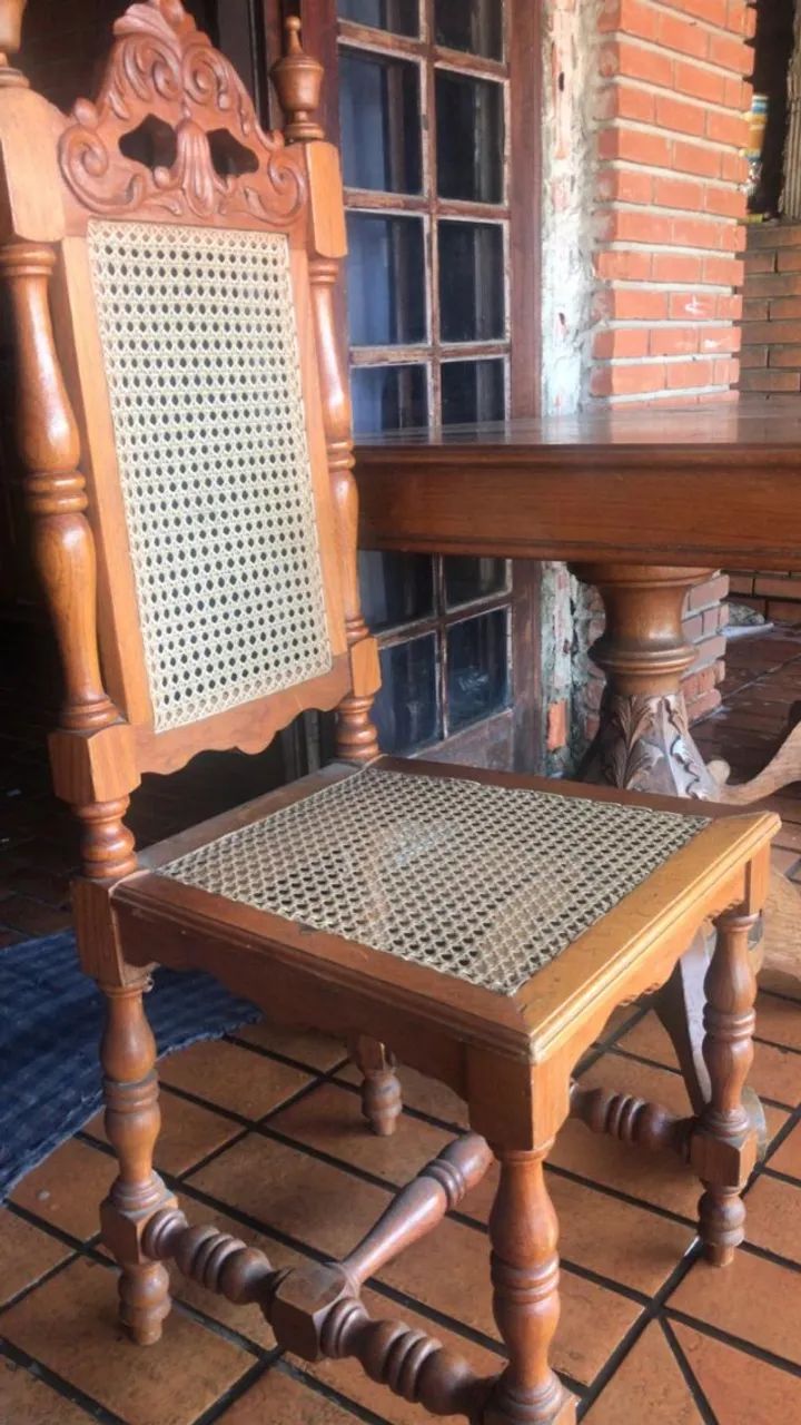 Mesa de jantar de madeira maciça  - Foto 3