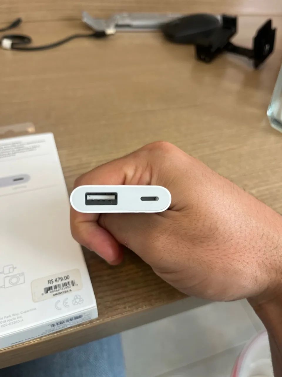Fio Apple Lightning para USB 3 Câmera  - Foto 4