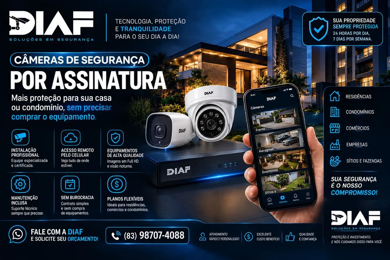Câmeras por assinatura 