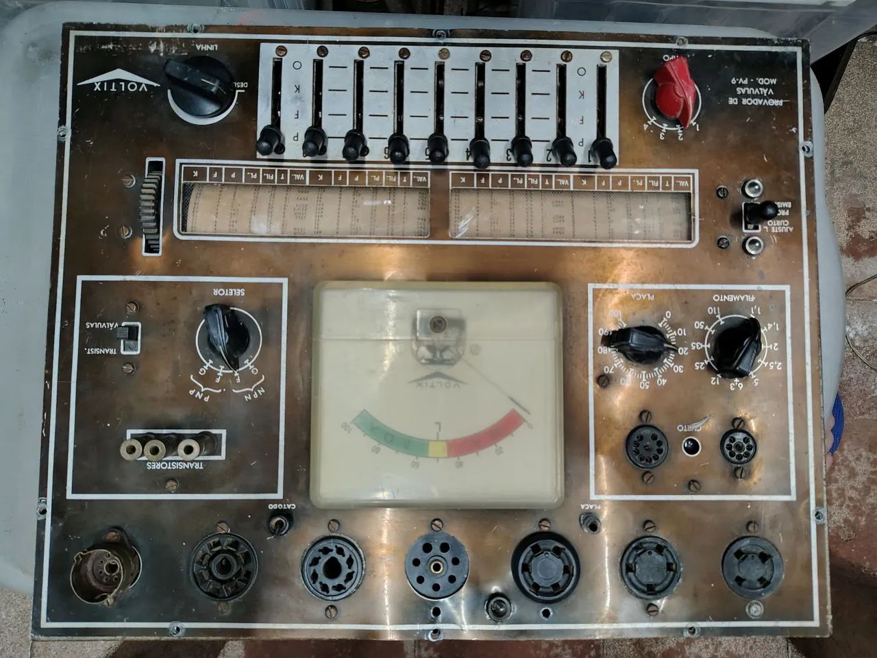Testador de válvulas eletrônica antigas - Foto 3