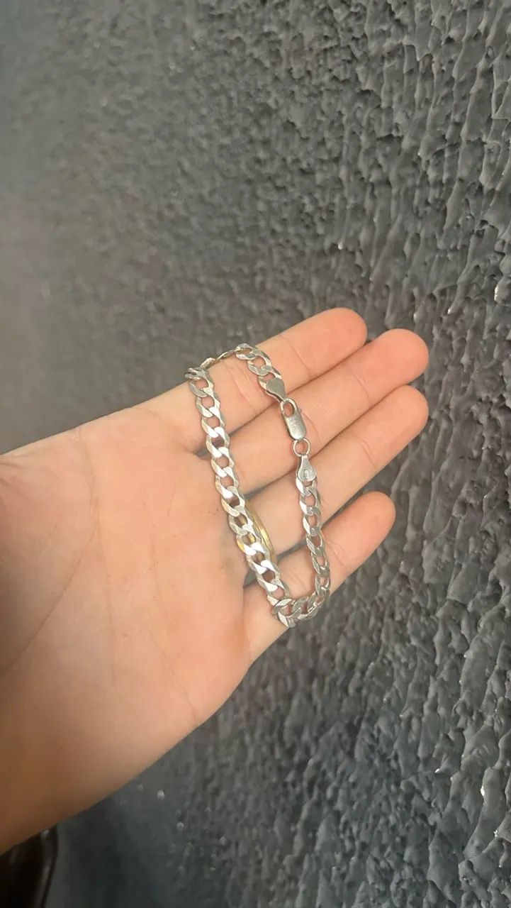 Pulseira de prata  - Foto 2